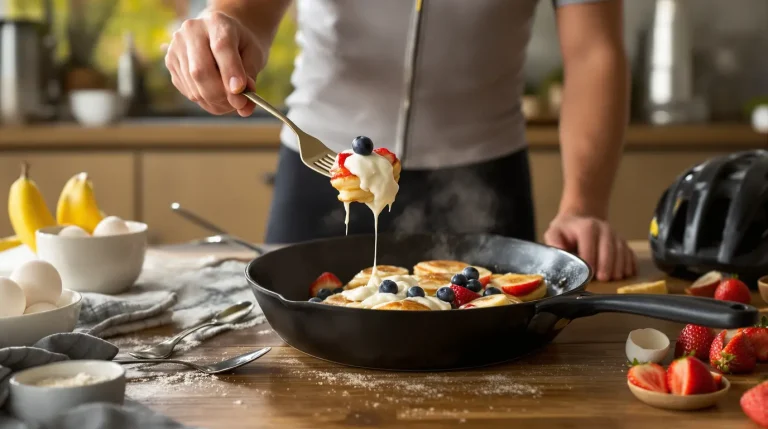 Vergeet havermout: waarom deze simpele eiwitrijke pannenkoeken ideale brandstof zijn voor je rit